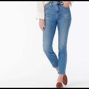 J.Crew 9”High Rise Vintage Straight Leg Jean 30P